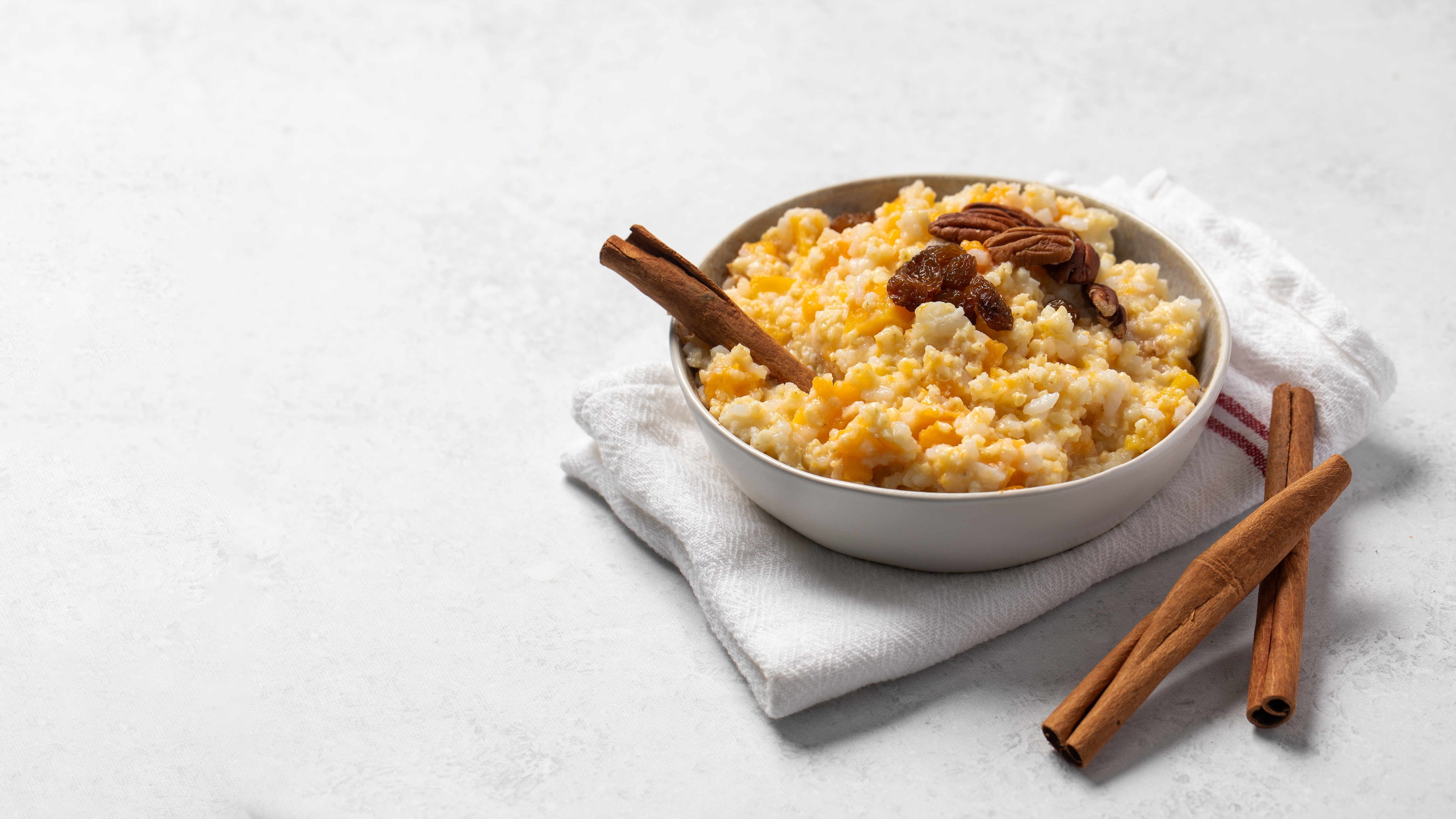 Arroz de tres leches con calabaza: un postre casero rápido y reconfortante