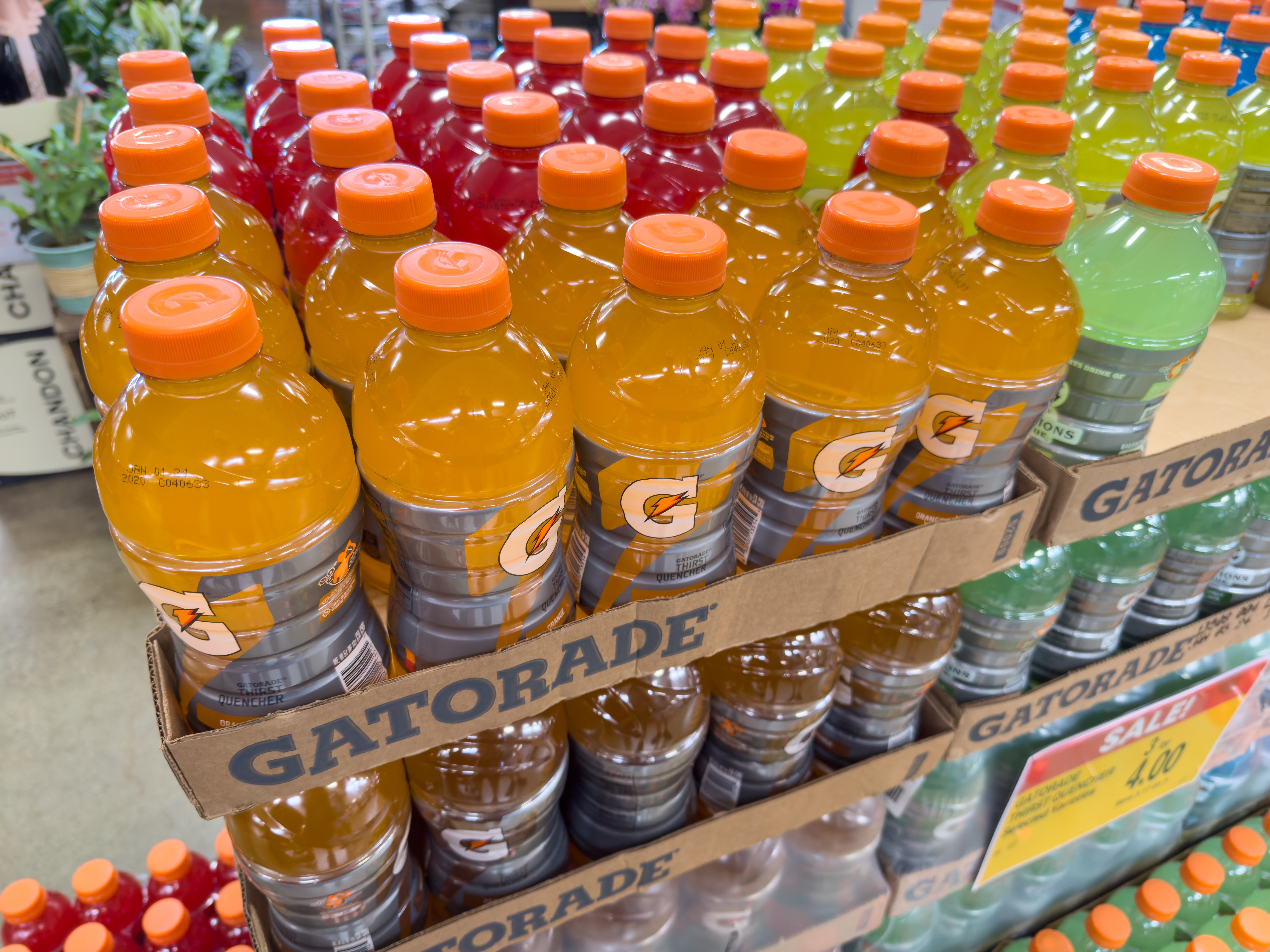 Gatorade retira 122,000 cajas en Nueva York y otros estados por usar colorantes no declarados