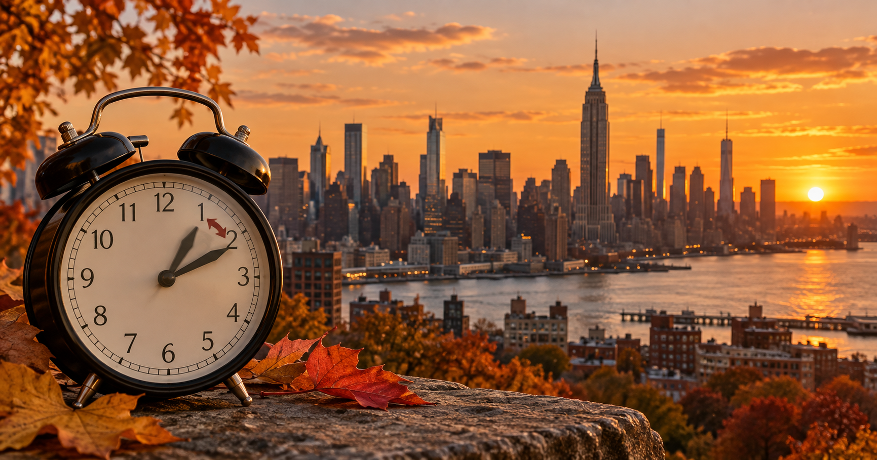 Cambio de hora en Nueva York 2026: desde cuándo oscurecerá antes de las 5 de la tarde