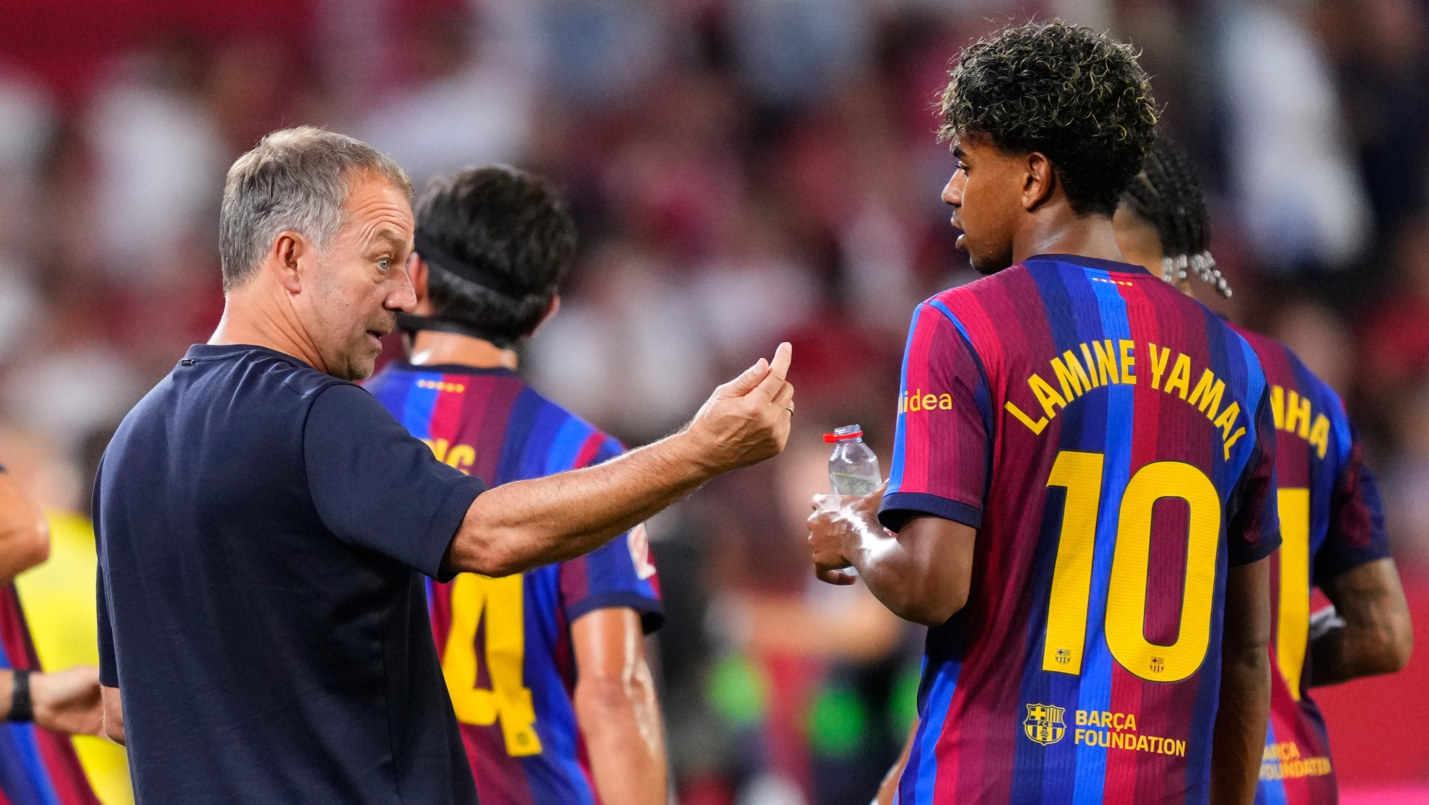 Hansi Flick sobre Lamine Yamal: "Será el mejor jugador del mundo, si no lo es ya"
